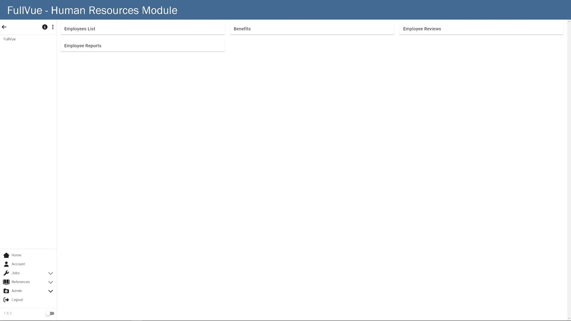FullVue human resources records and reports
